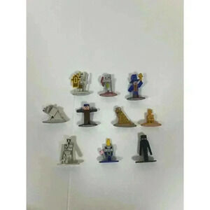 JADA TOYS MINECRAFT NANO METALFIGS LOT OF 10 DIE-CAST COLLECTIBLES 1.65"